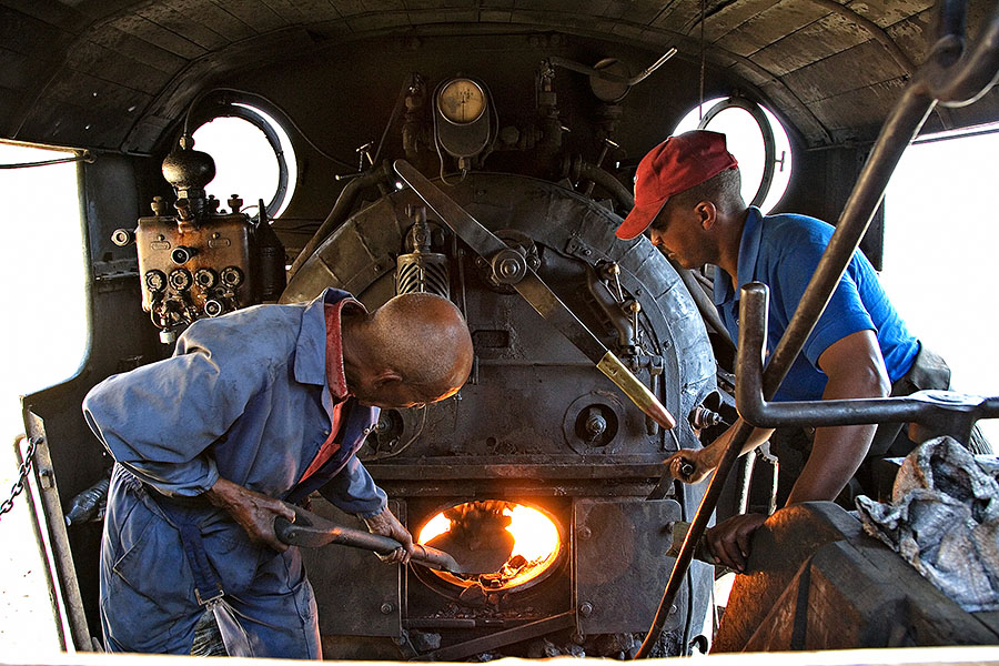23   View into the cockpit
